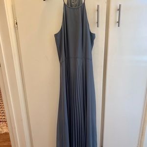 Vintage blue/grey maxi dress BCBG
